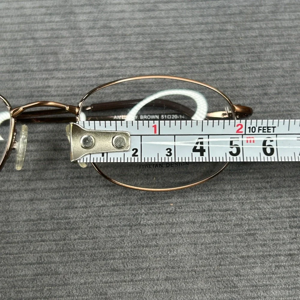 Giovani di Venezia Anthony Brown Y2k Eyeglass Frames Italian Design 51-20-145